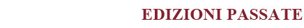 EDIZIONI PASSATE